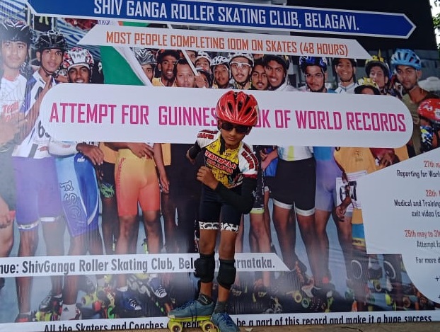 Mr. Neel Bandu Patil wins Guinness Book of World Records in Skating